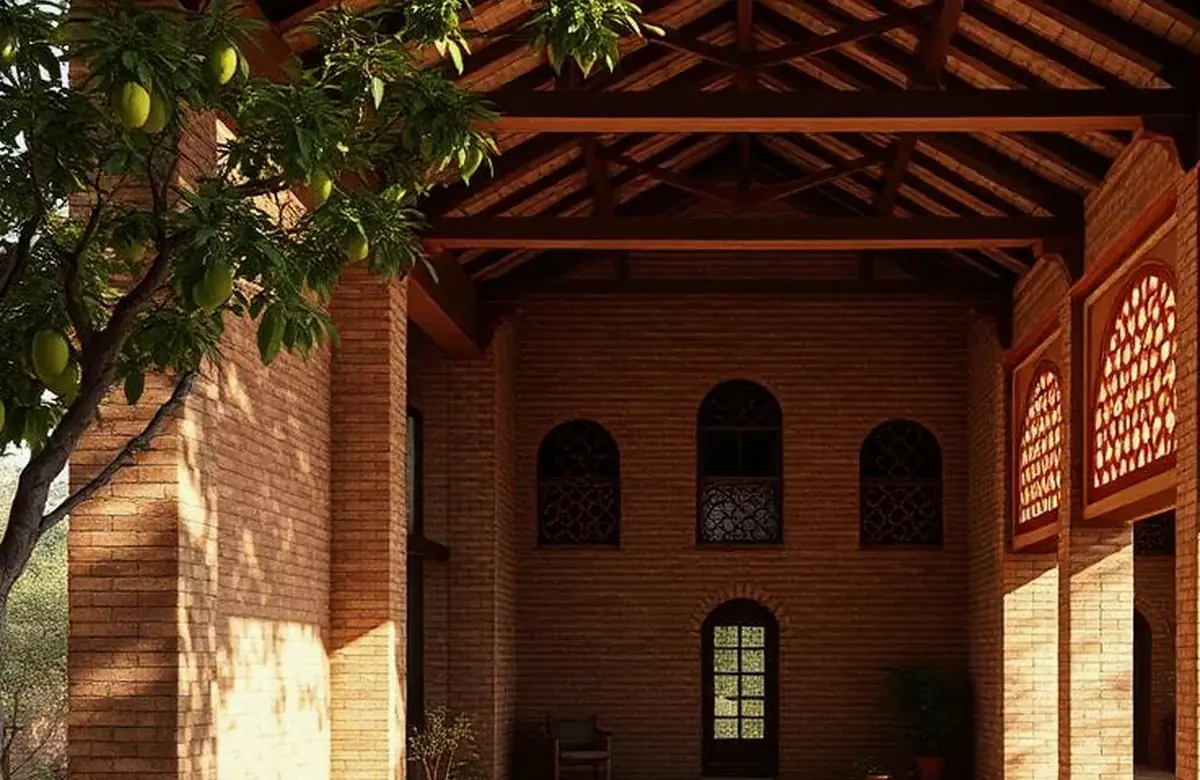 Sustainable Mud-Brick Home – Uppal – Massing Study