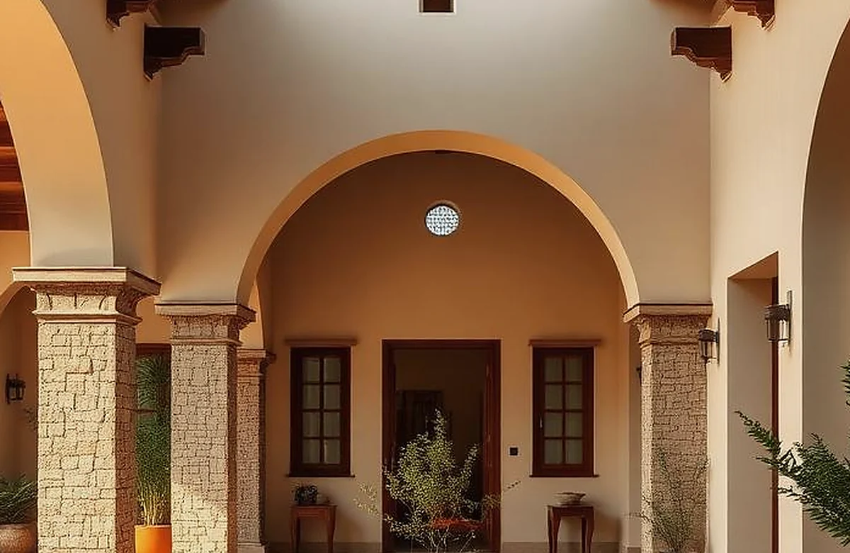Sloped-Roof Farmhouse – LB Nagar – Floor Plan Concept