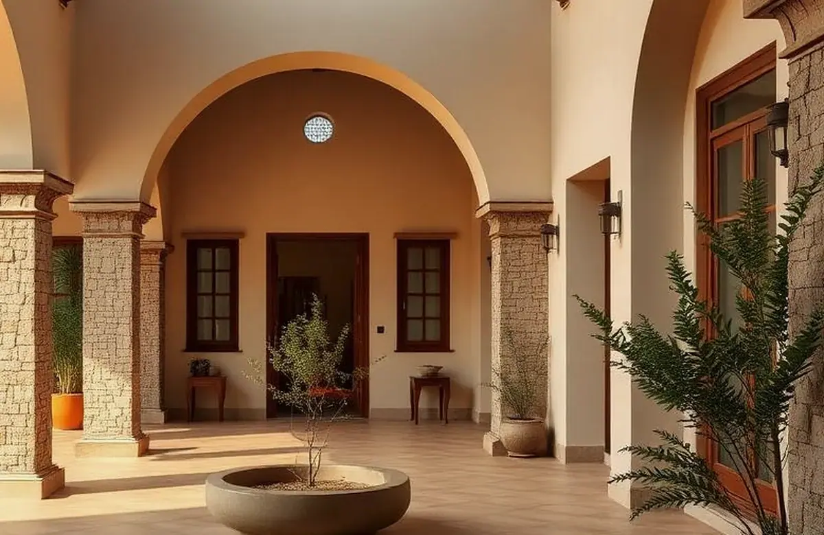 Sunlit Pavilion House – Banjara Hills – Material Palette