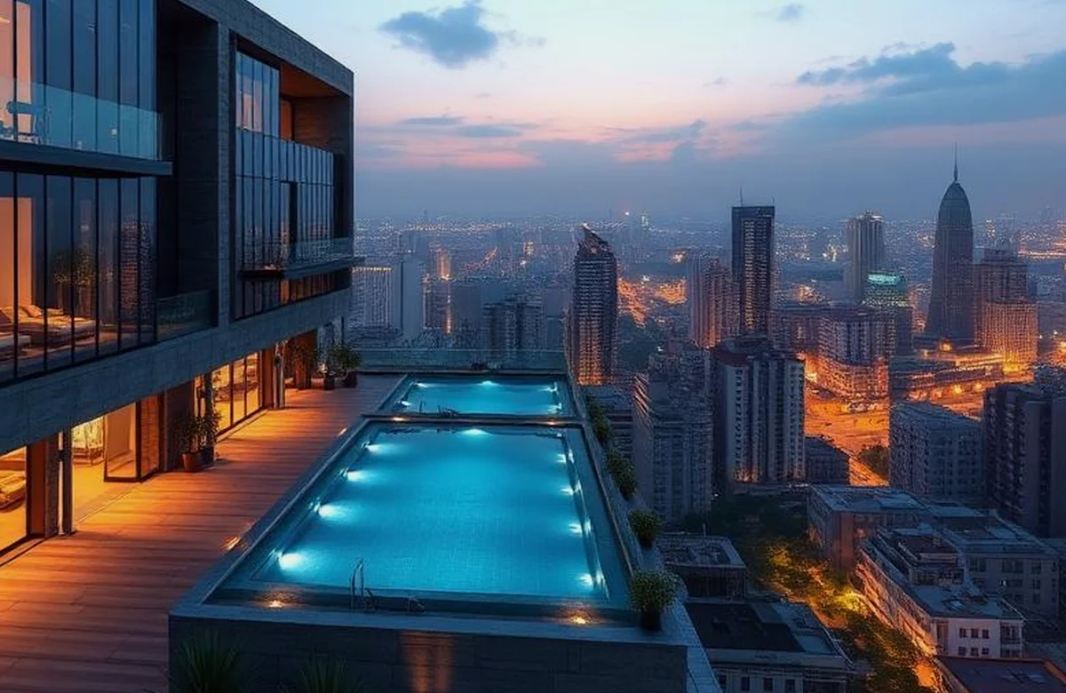 Twin-Tower Concept Residence – Tolichowki – Material Palette