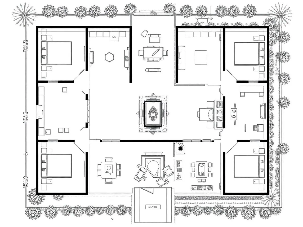 Forest Retreat Villa – Banjara Hills – Floor Plan Concept
