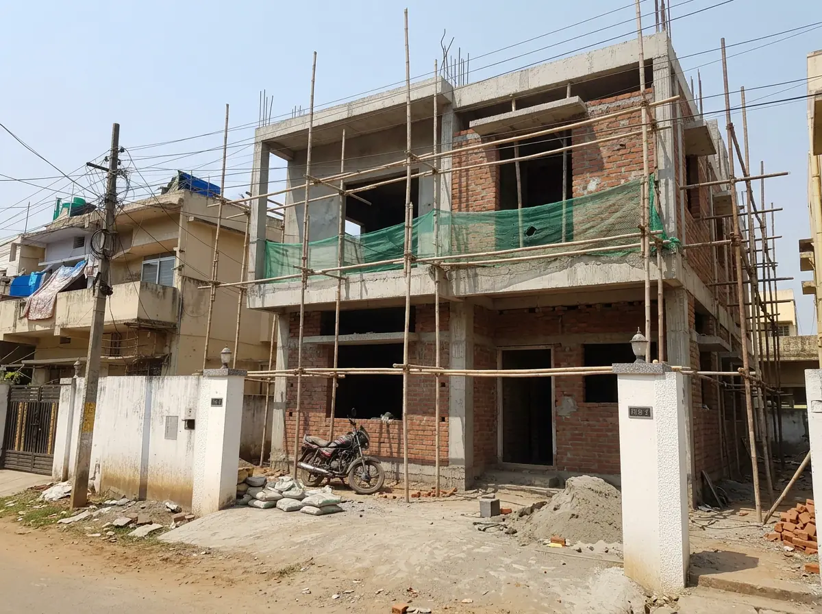G+2 Independent House – Narsingi – under construction