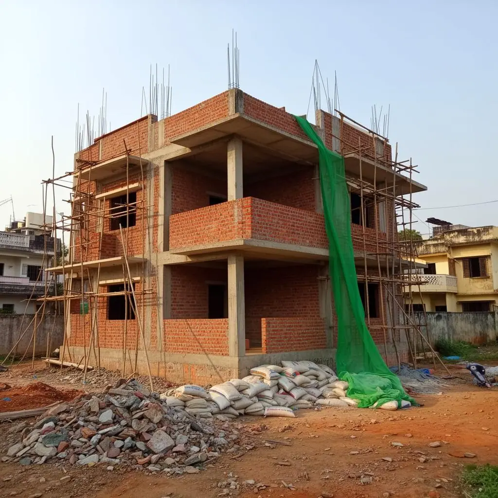 G+3 Duplex Villa – Puppalaguda – under construction