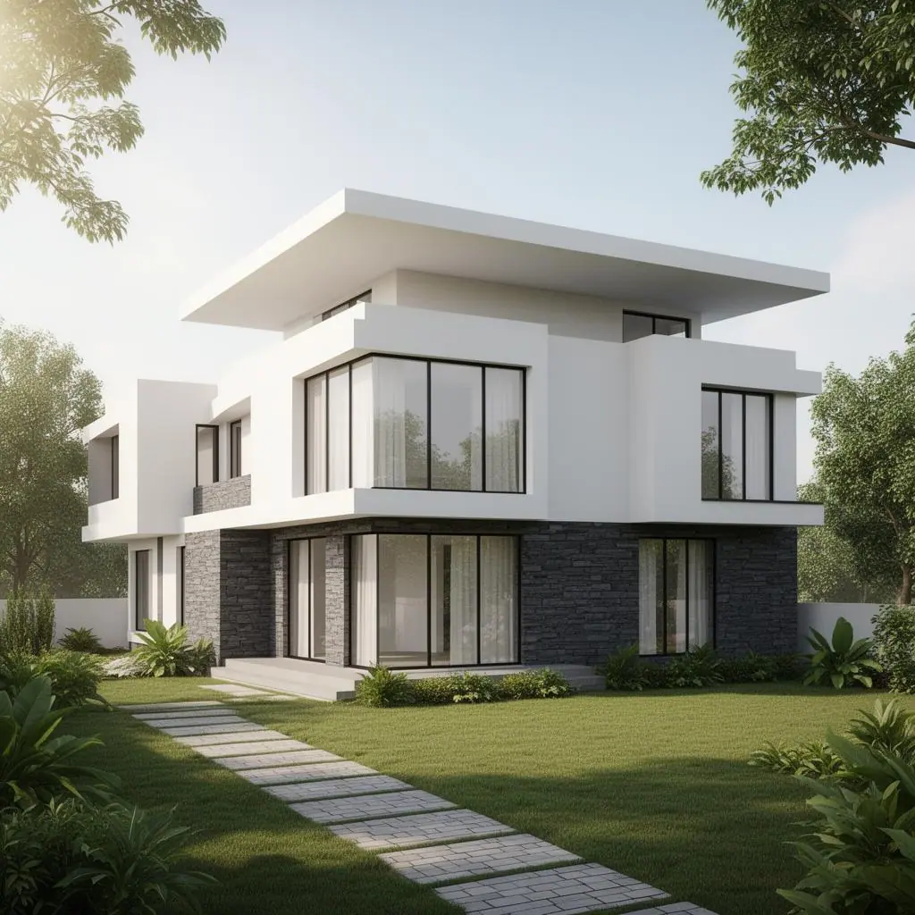 Premium Villa – Boduppal – 3D render