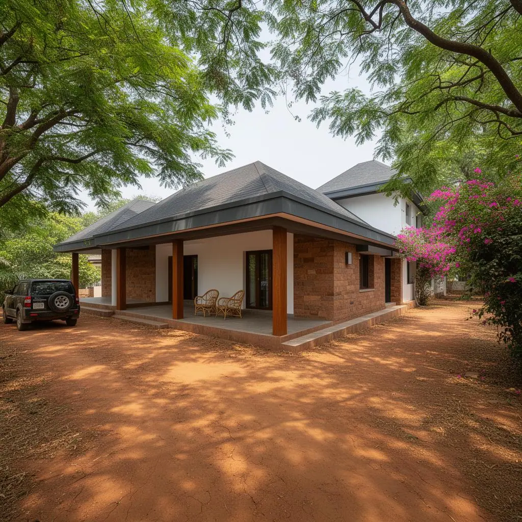 Modern Farmhouse – Begumpet – completed