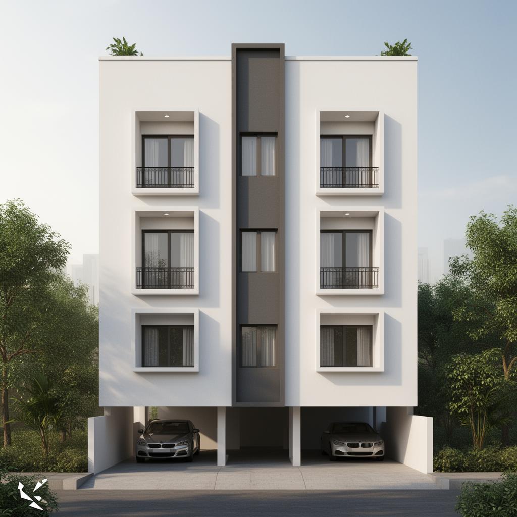 Boutique Apartment – Attapur – 3D render