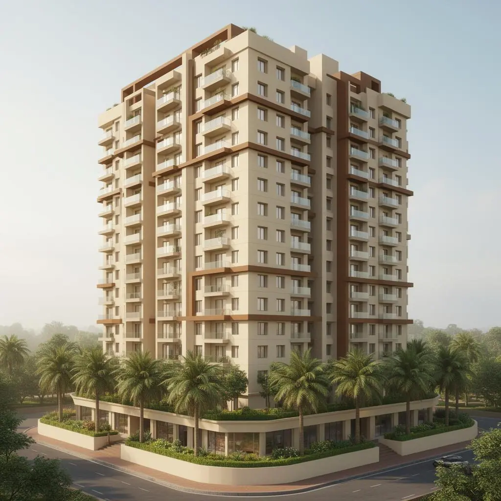 High-Rise Condominium – Nallagandla – 3D render