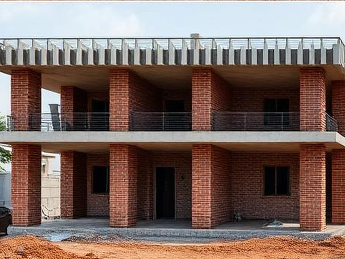 G+2 Independent House – Ameerpet – under construction