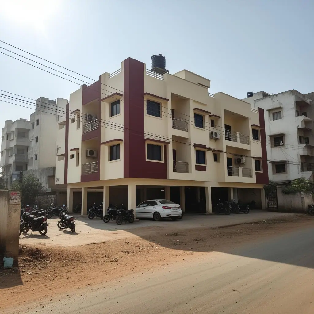 G+4 Apartment Block – Narsingi – completed