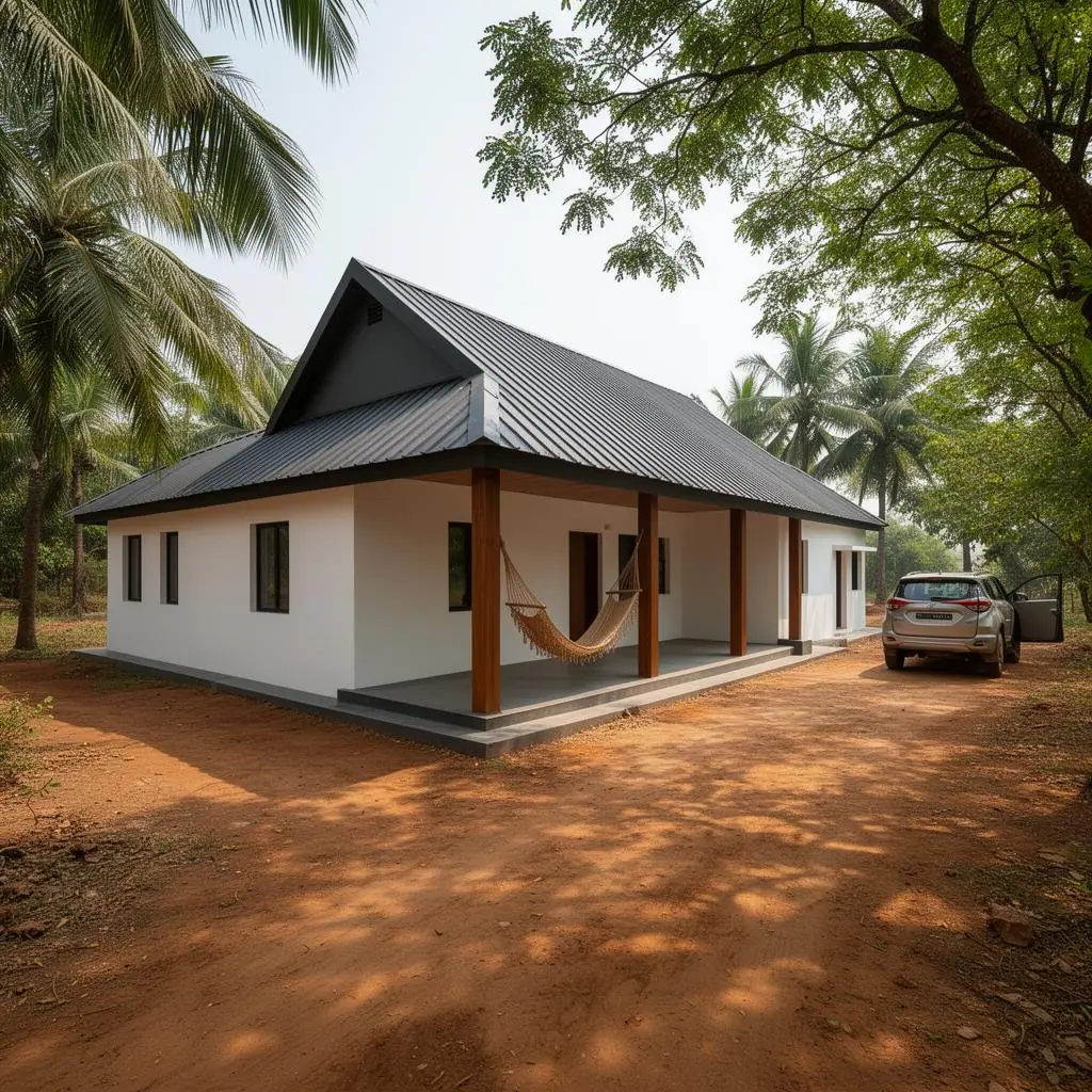Modern Farmhouse – Puppalaguda – completed