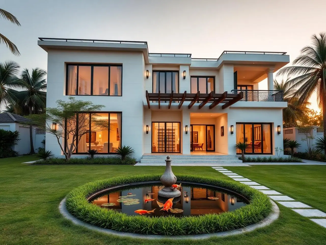 Luxury Garden Villa – Kokapet – completed