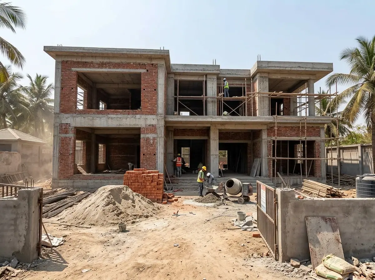 Luxury Garden Villa – Kokapet – under construction