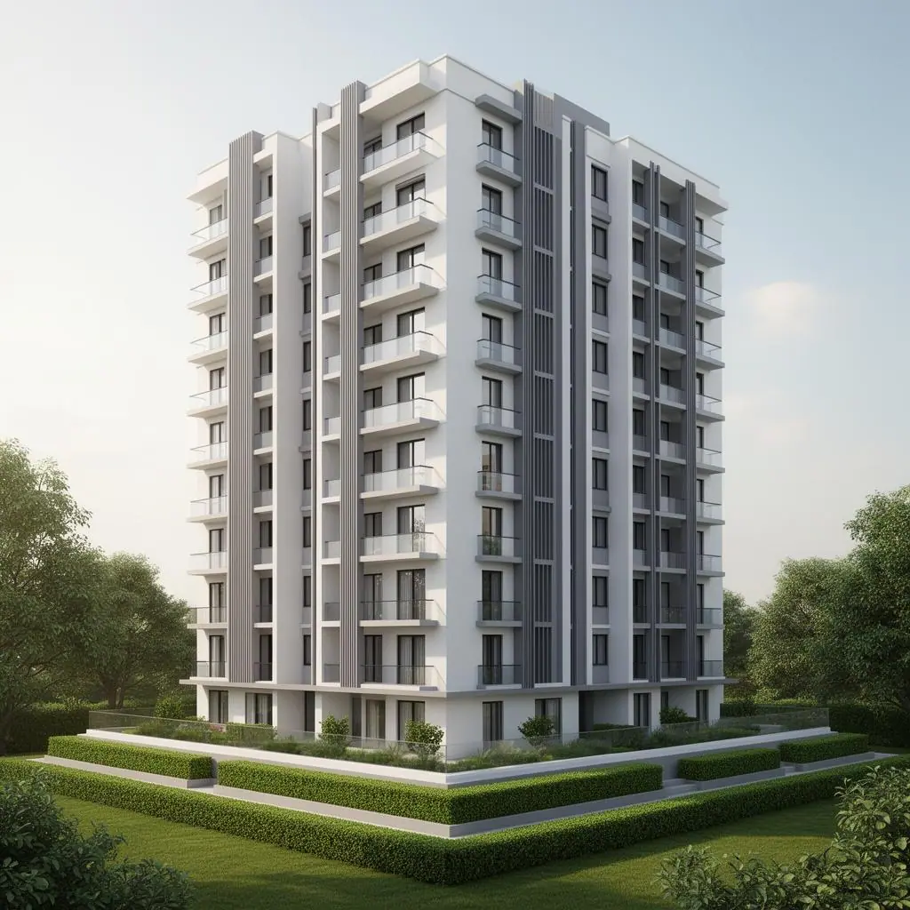 High-Rise Condominium – Nallagandla – 3D render