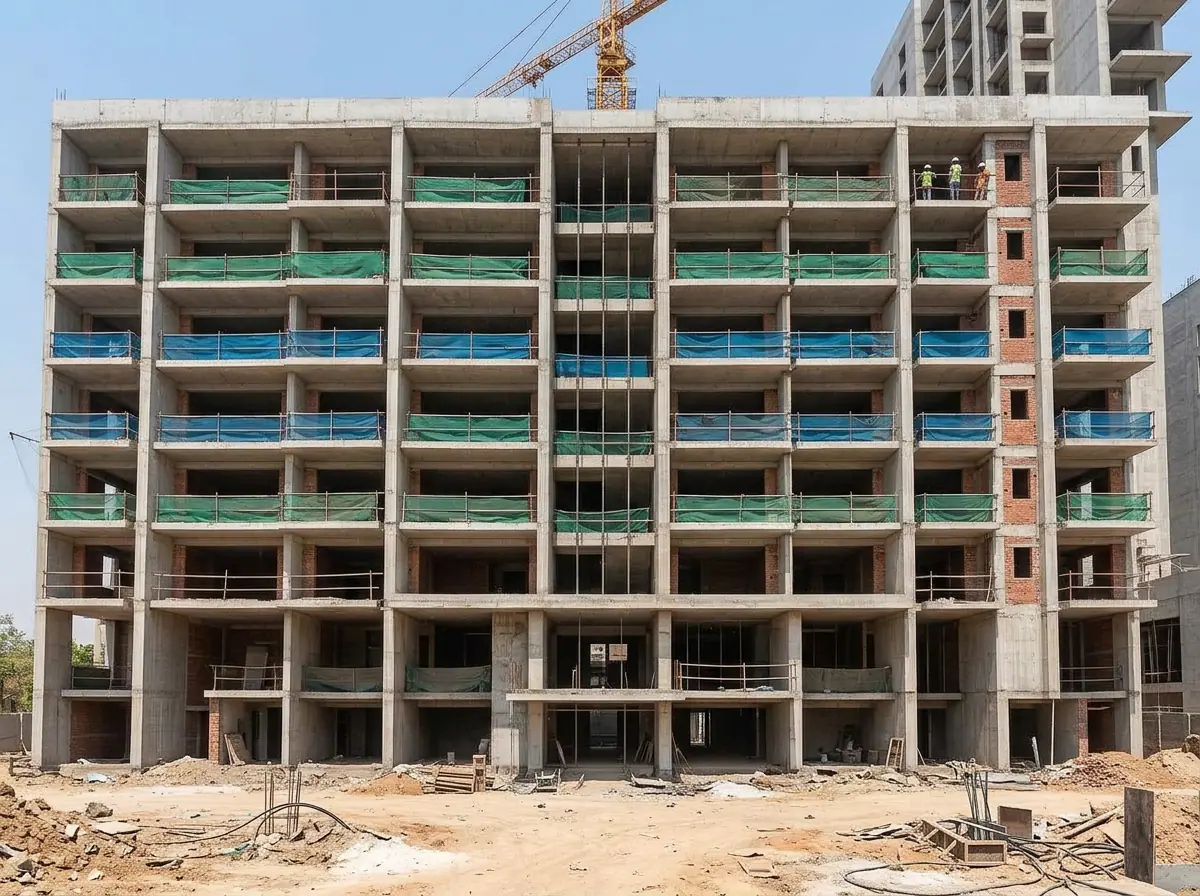 Premium G+7 Apartment Block – Financial District – under construction