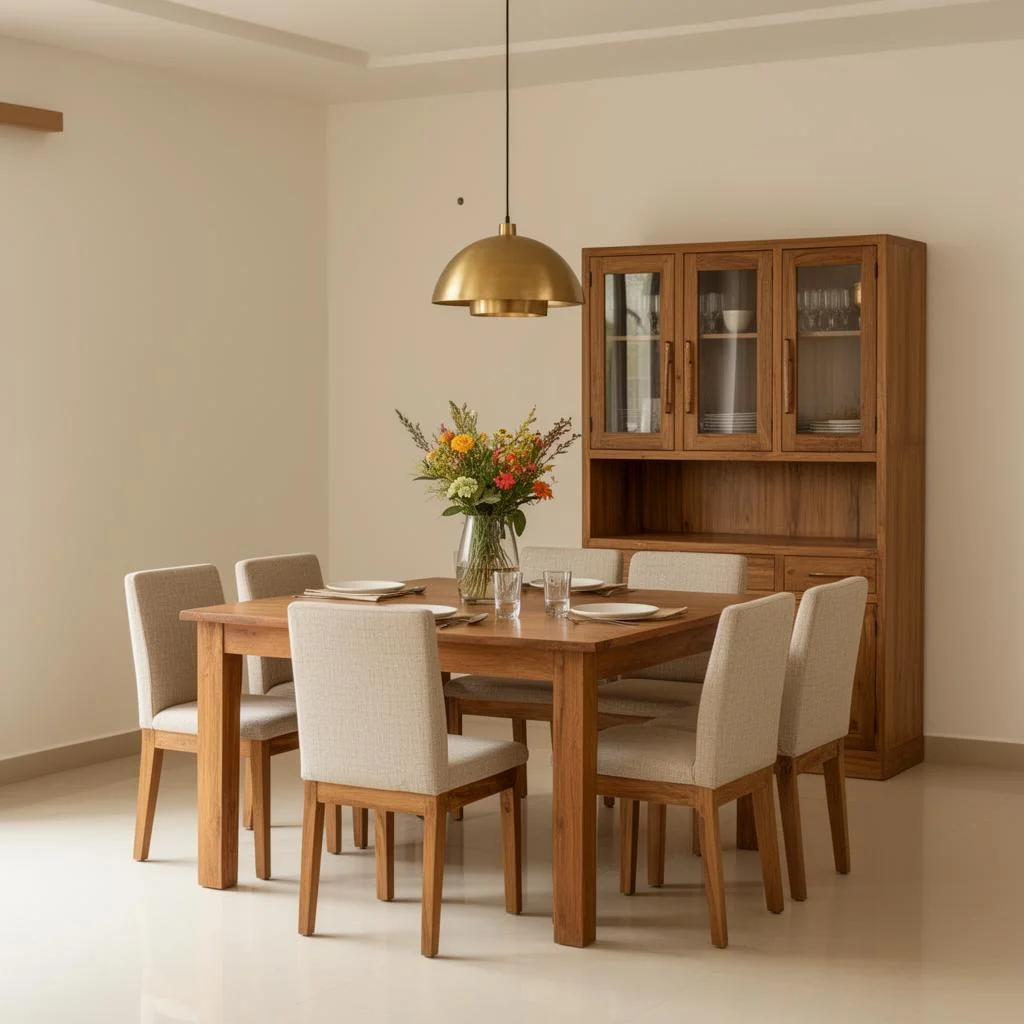 2BHK Flat Interior – Gandipet – Dining Area