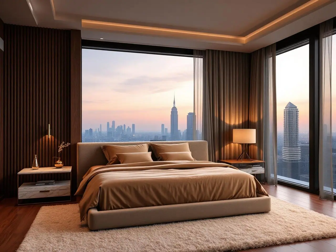 4BHK Villa Interior – Tellapur – Master Bedroom