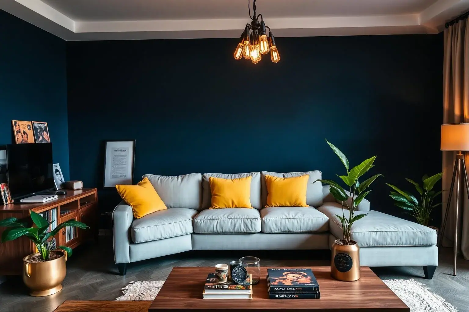 Studio Apartment Interior – Hitech City – Living Room