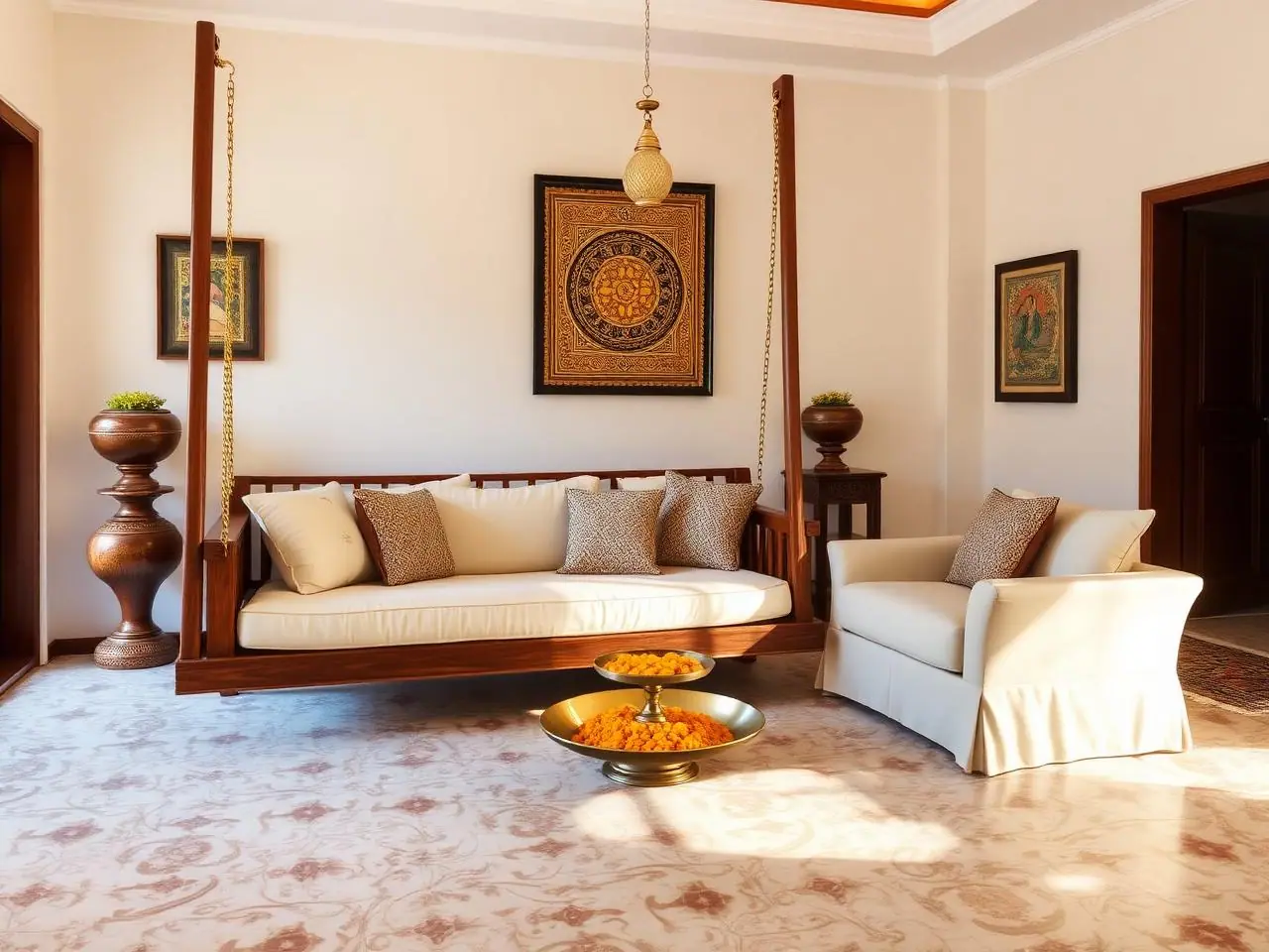 Luxury Villa Interior – Boduppal – Living Room