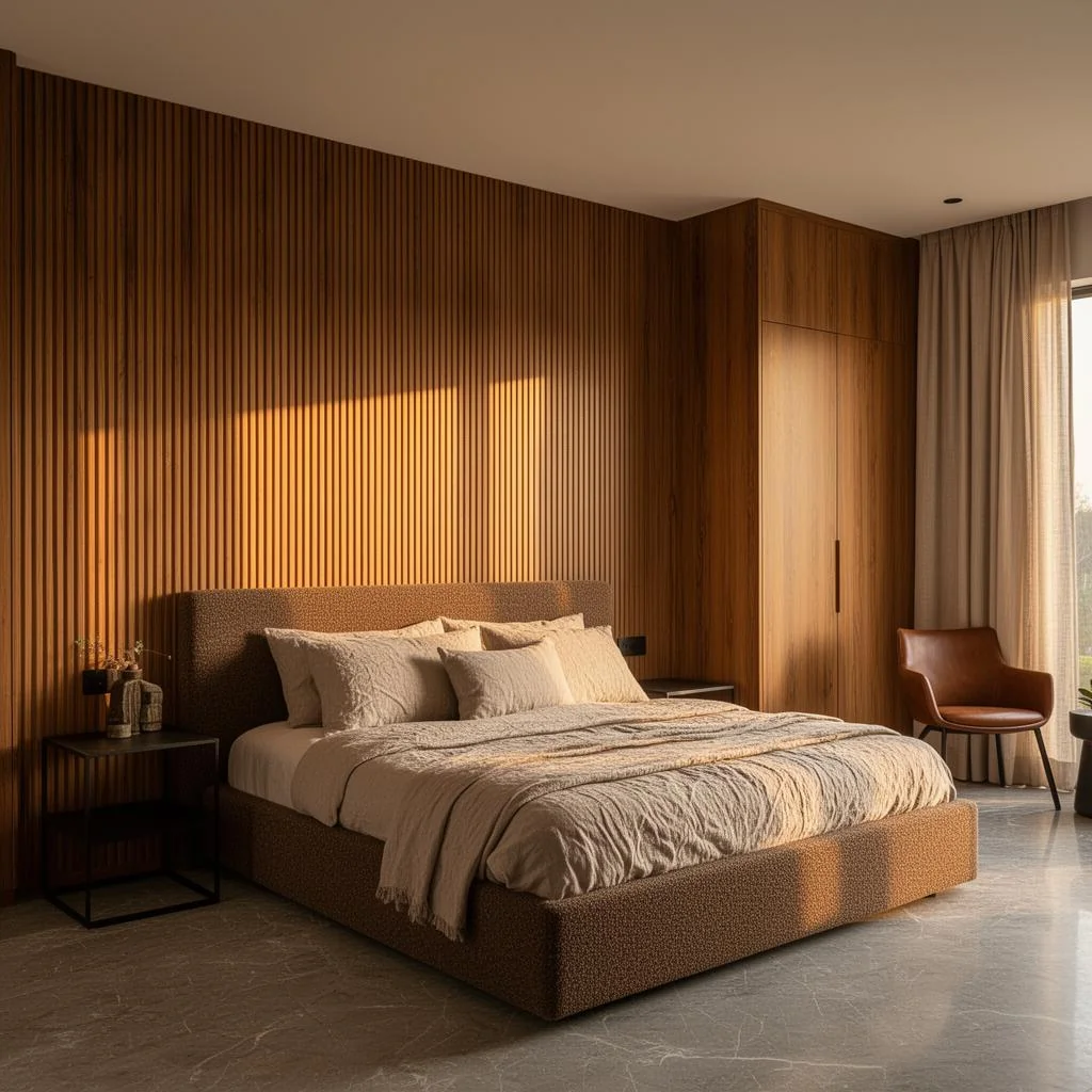3BHK Apartment Interior – Shamshabad – Master Bedroom