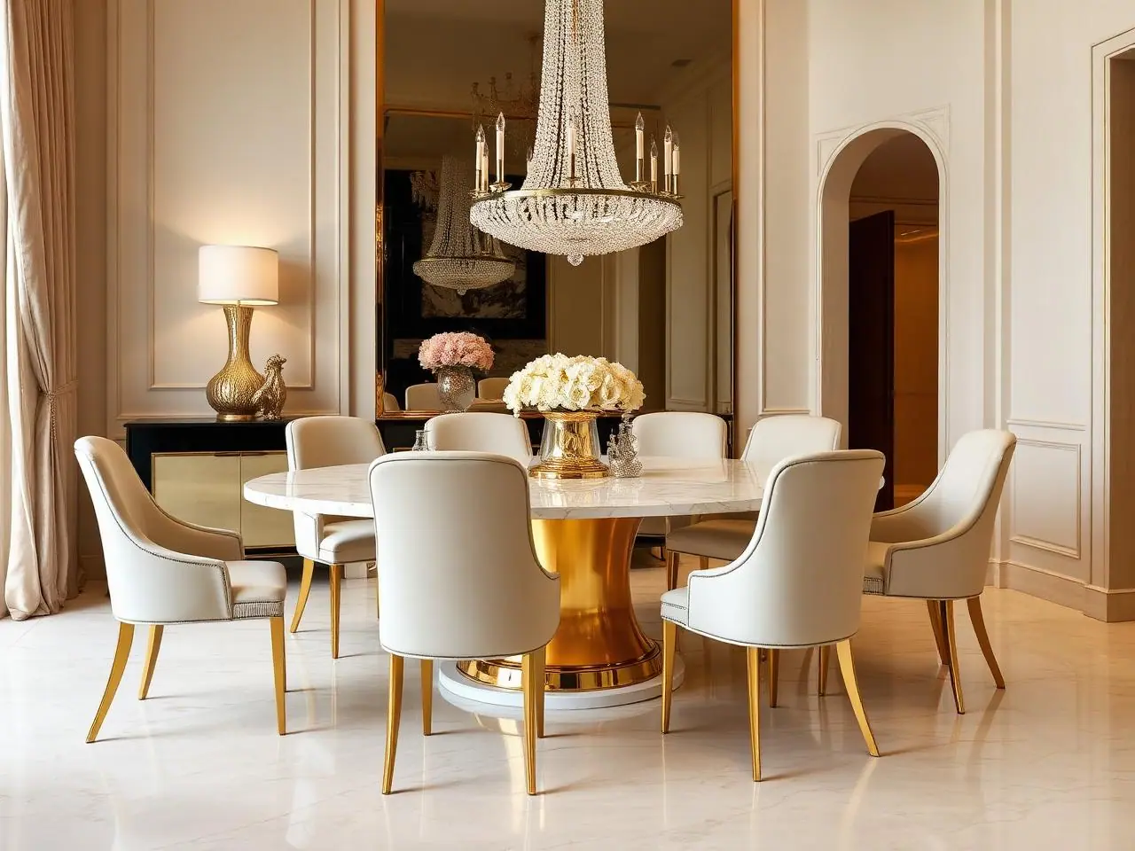 3BHK Apartment Interior – Gandipet – Dining Area