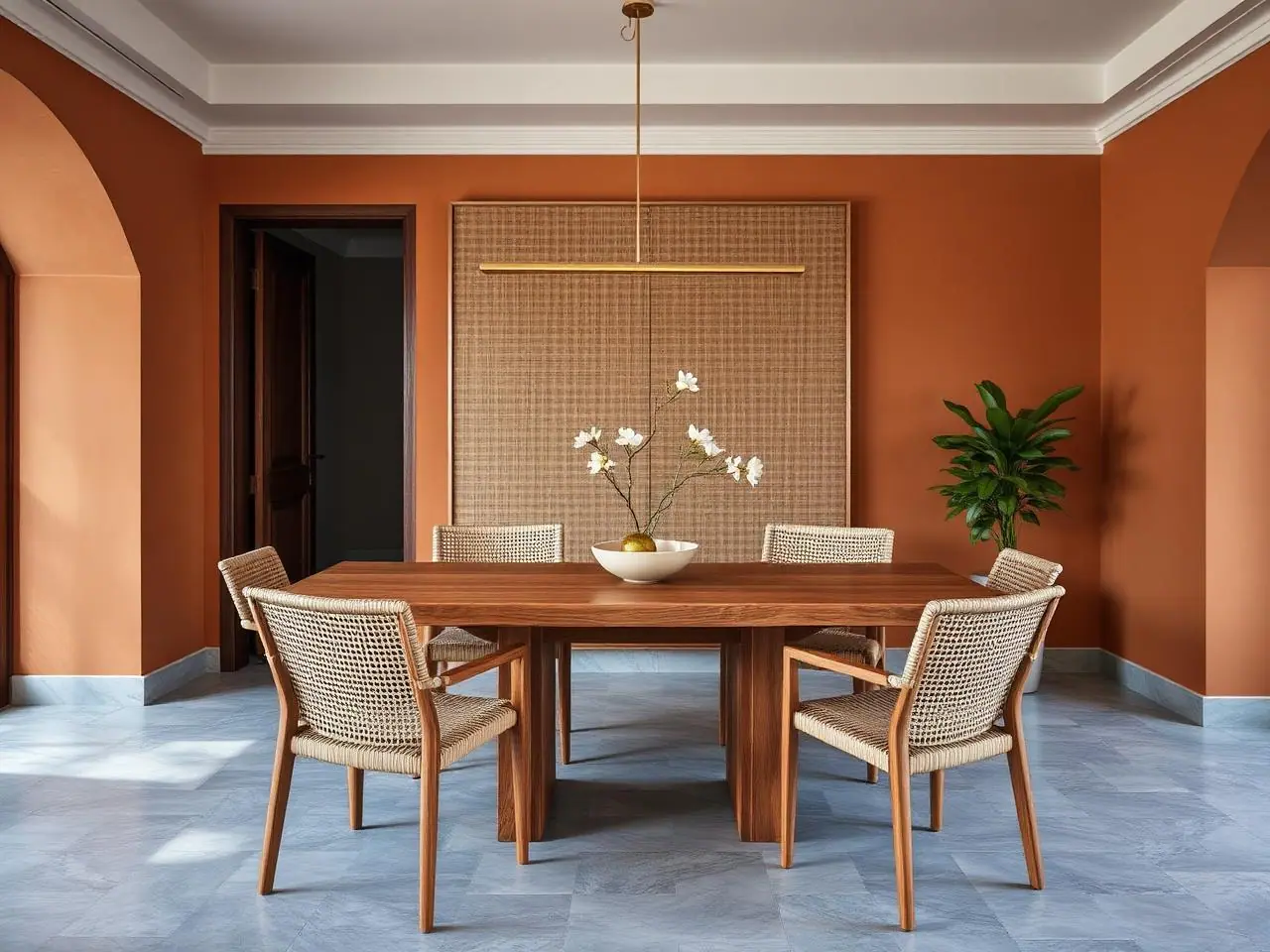4BHK Villa Interior – Kondapur – Dining Area
