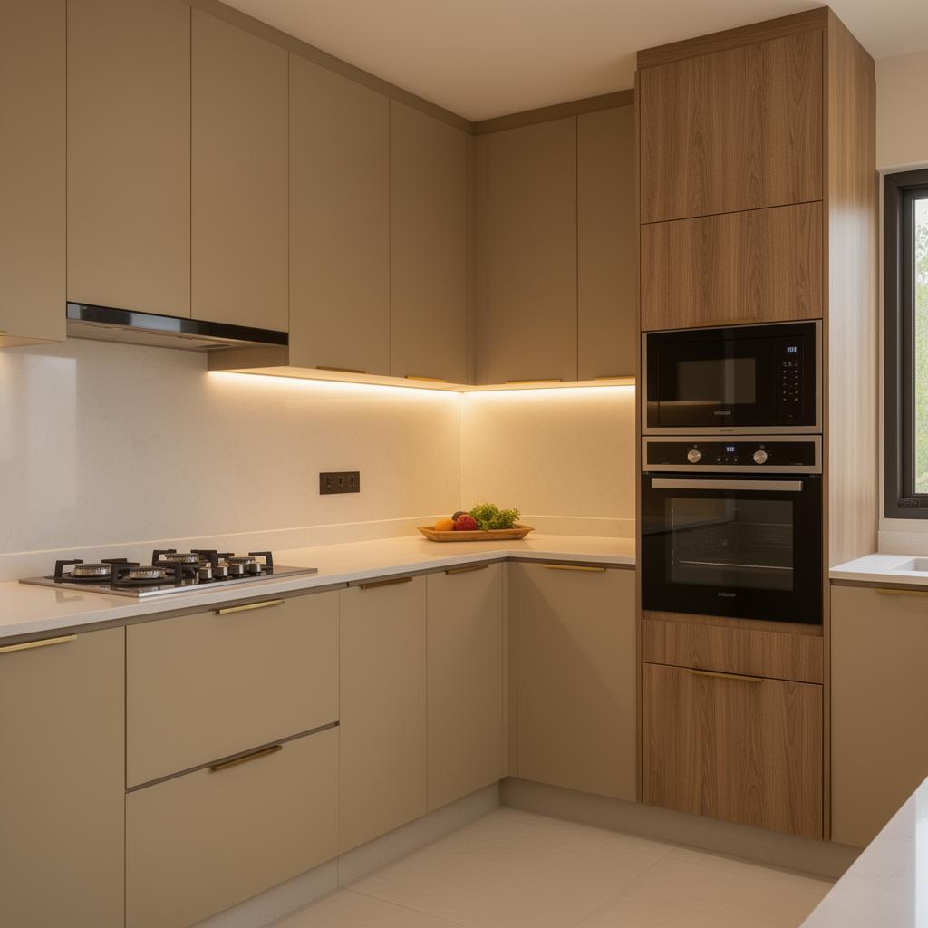 Independent House Interior – Narsingi – Modular Kitchen