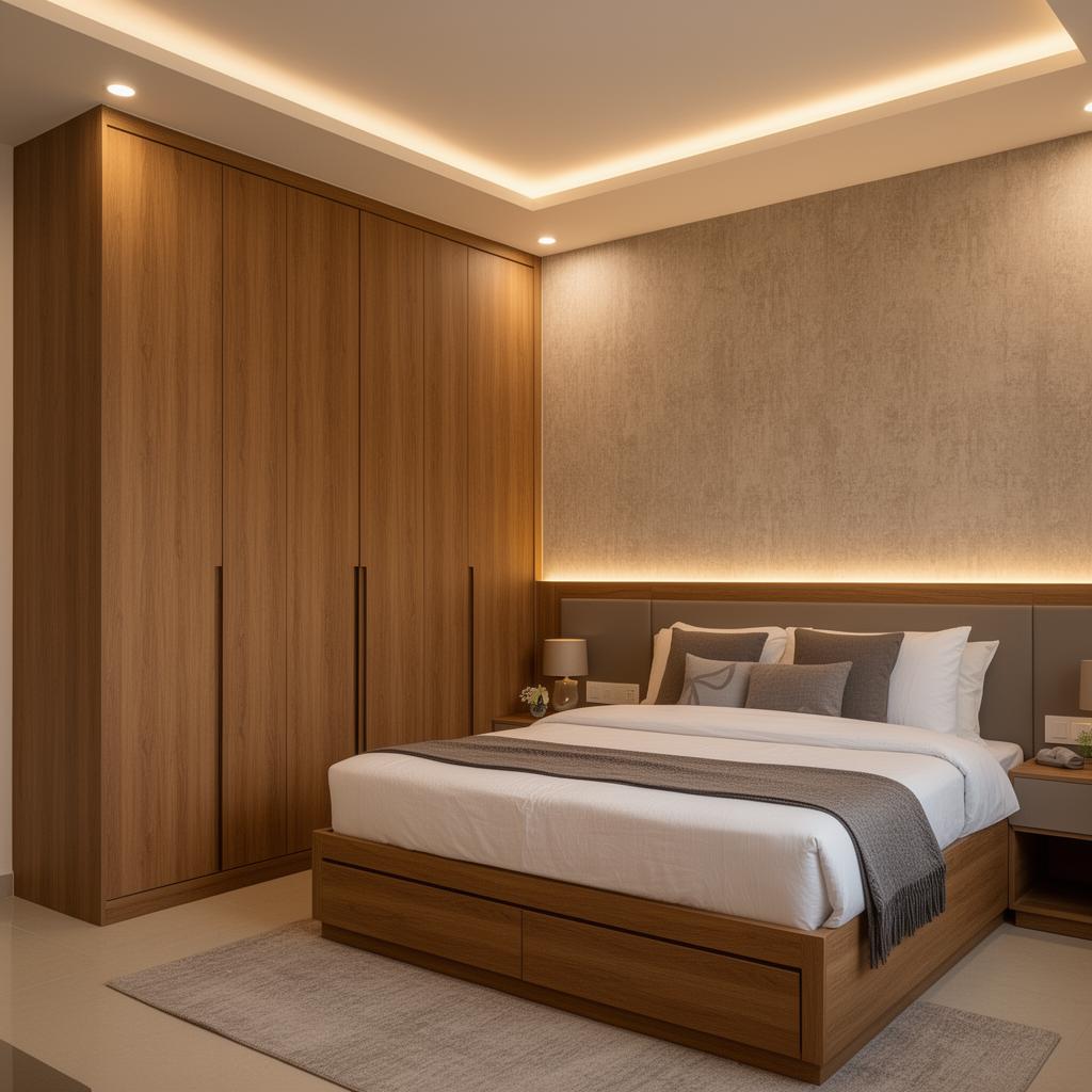 Studio Apartment Interior – Kokapet – Master Bedroom
