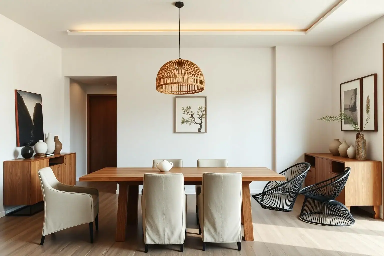 4BHK Villa Interior – Khairatabad – Dining Area