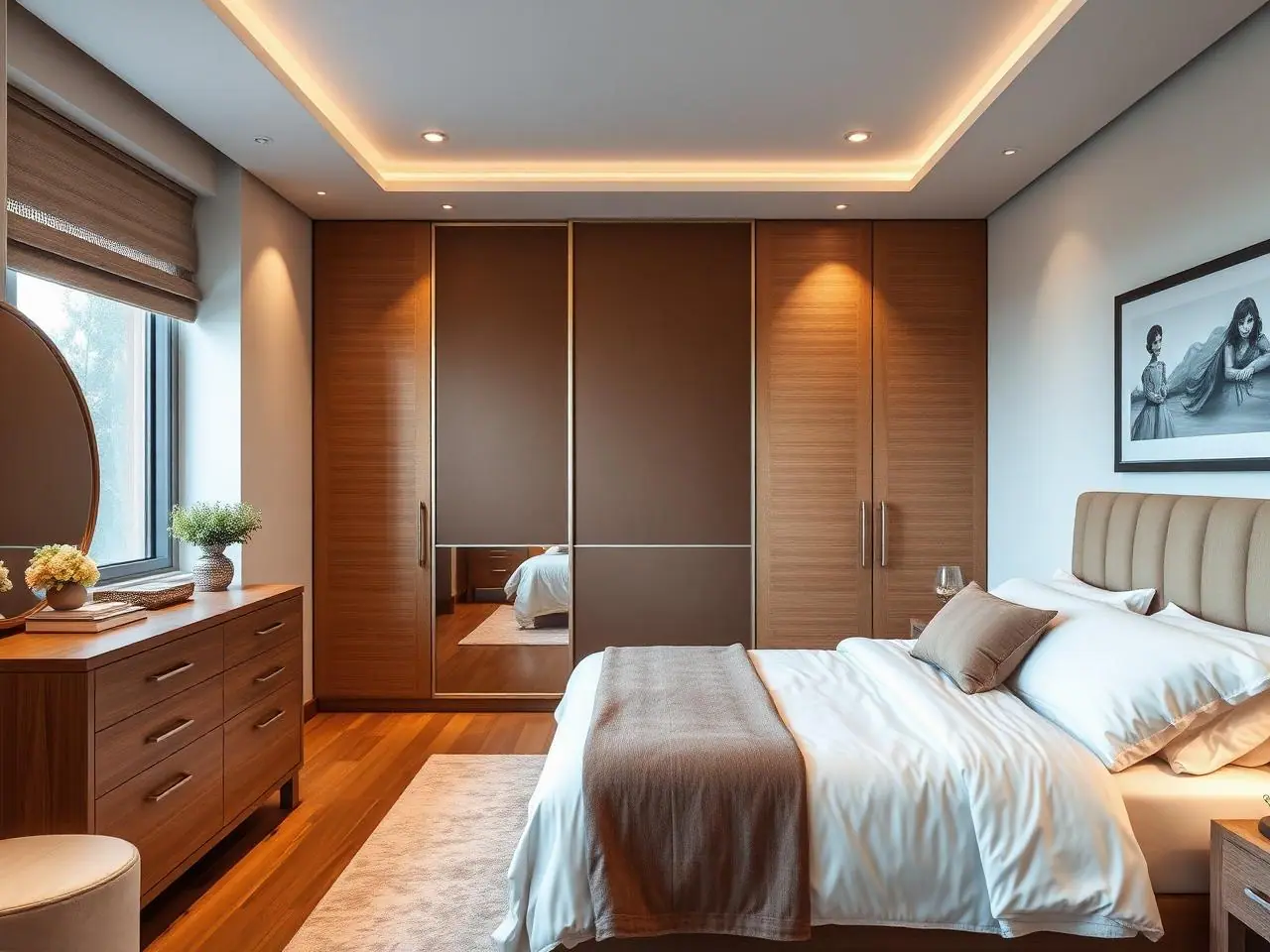 Compact Home Interior – Tolichowki – Master Bedroom