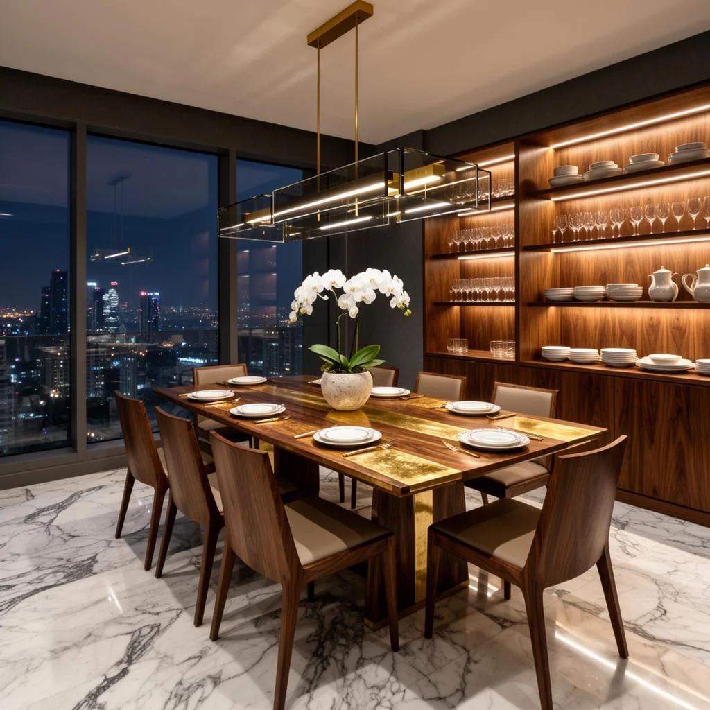 Penthouse Interior – Hitech City – Dining Area