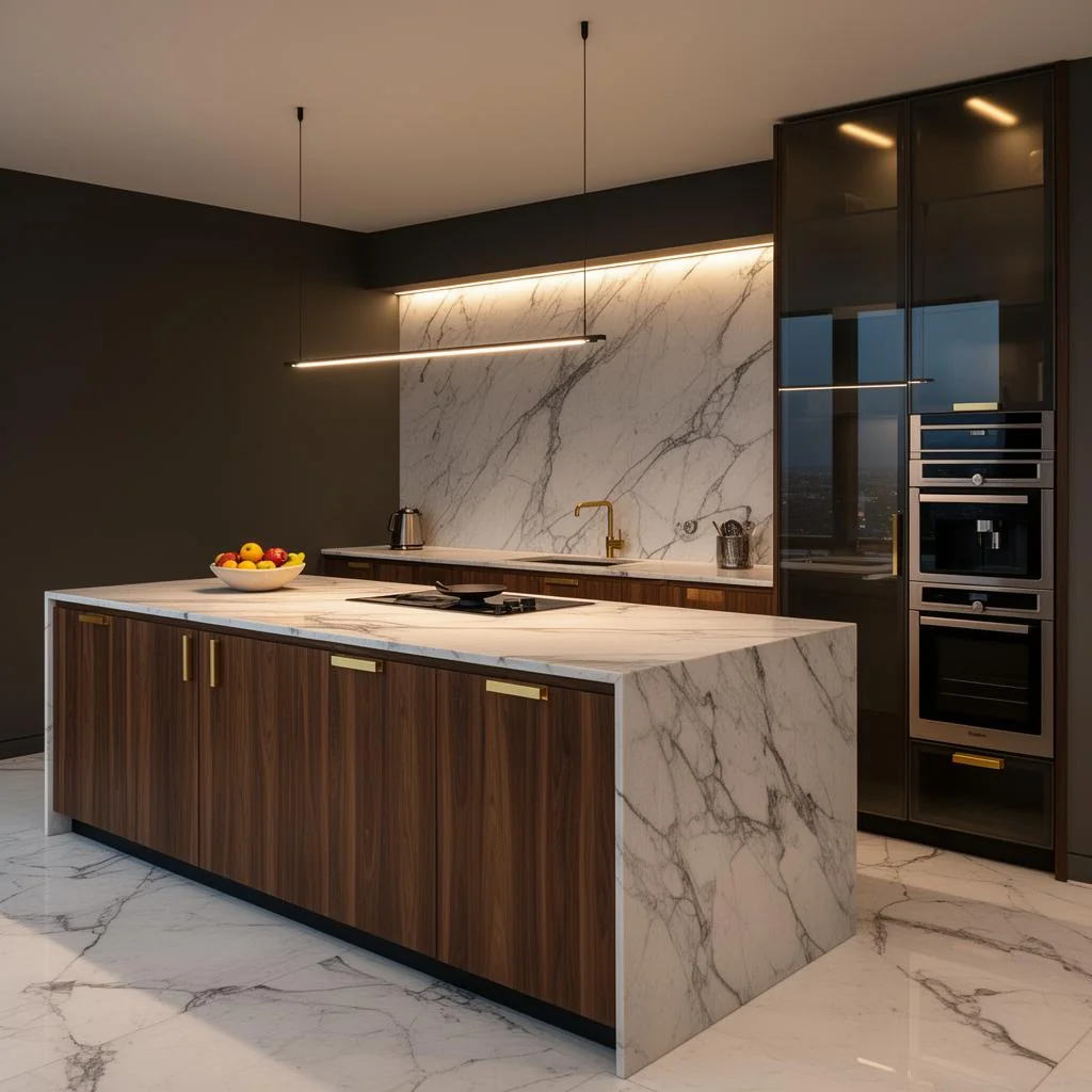 Penthouse Interior – Hitech City – Modular Kitchen