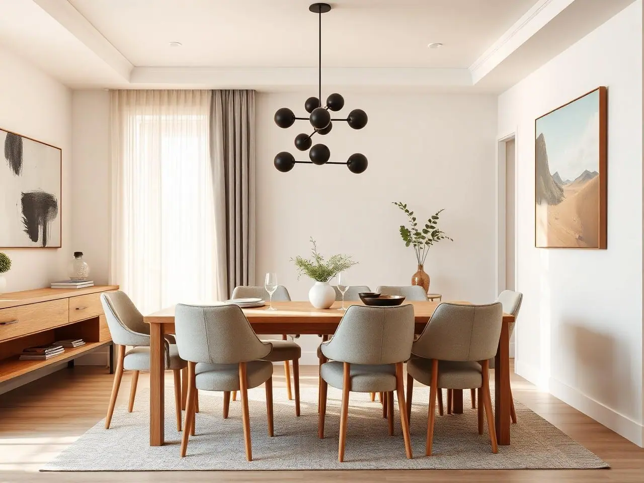 Builder Floor Interior – KPHB – Dining Area